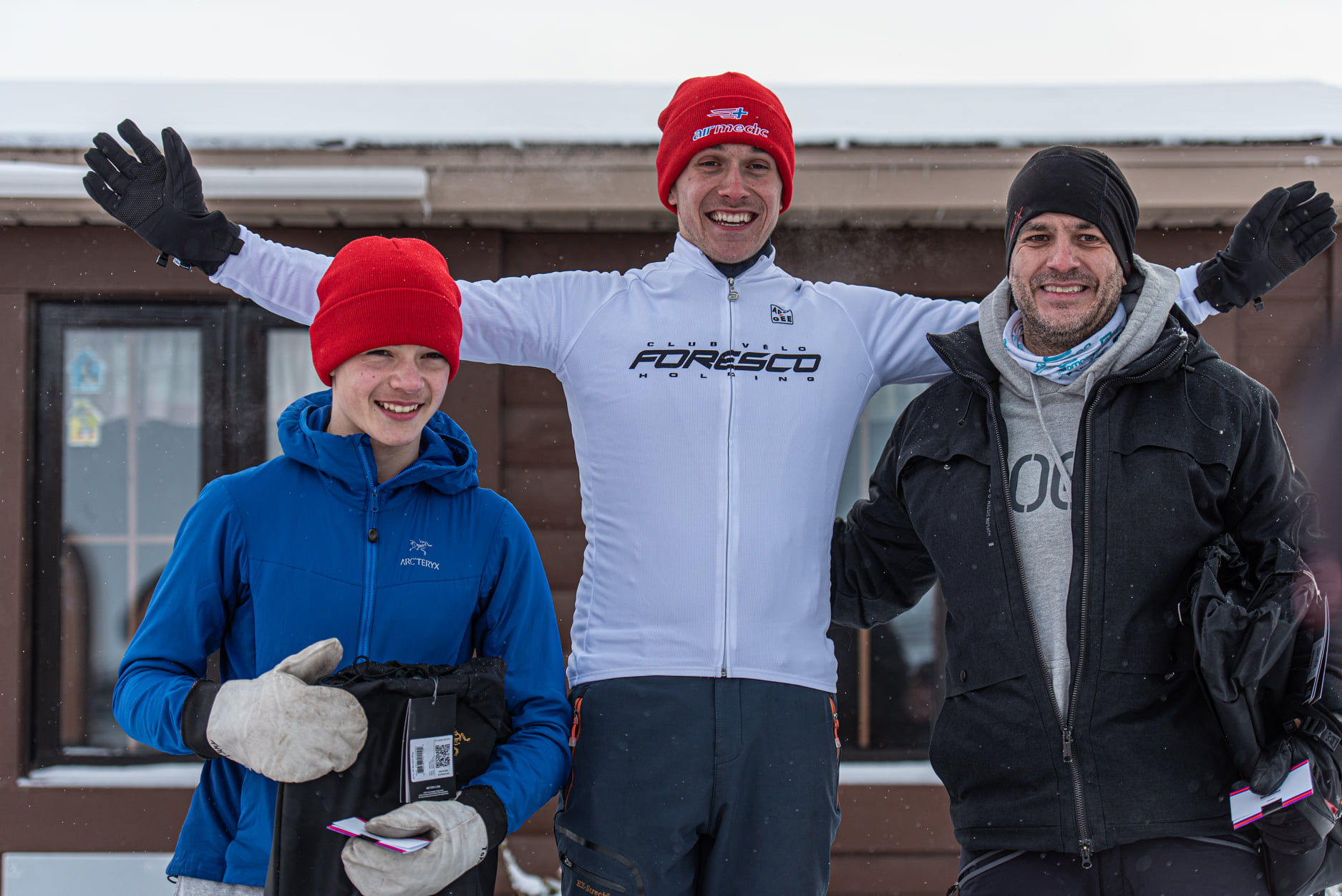 Victor Verreault gagnant de la course CRYO airmedic