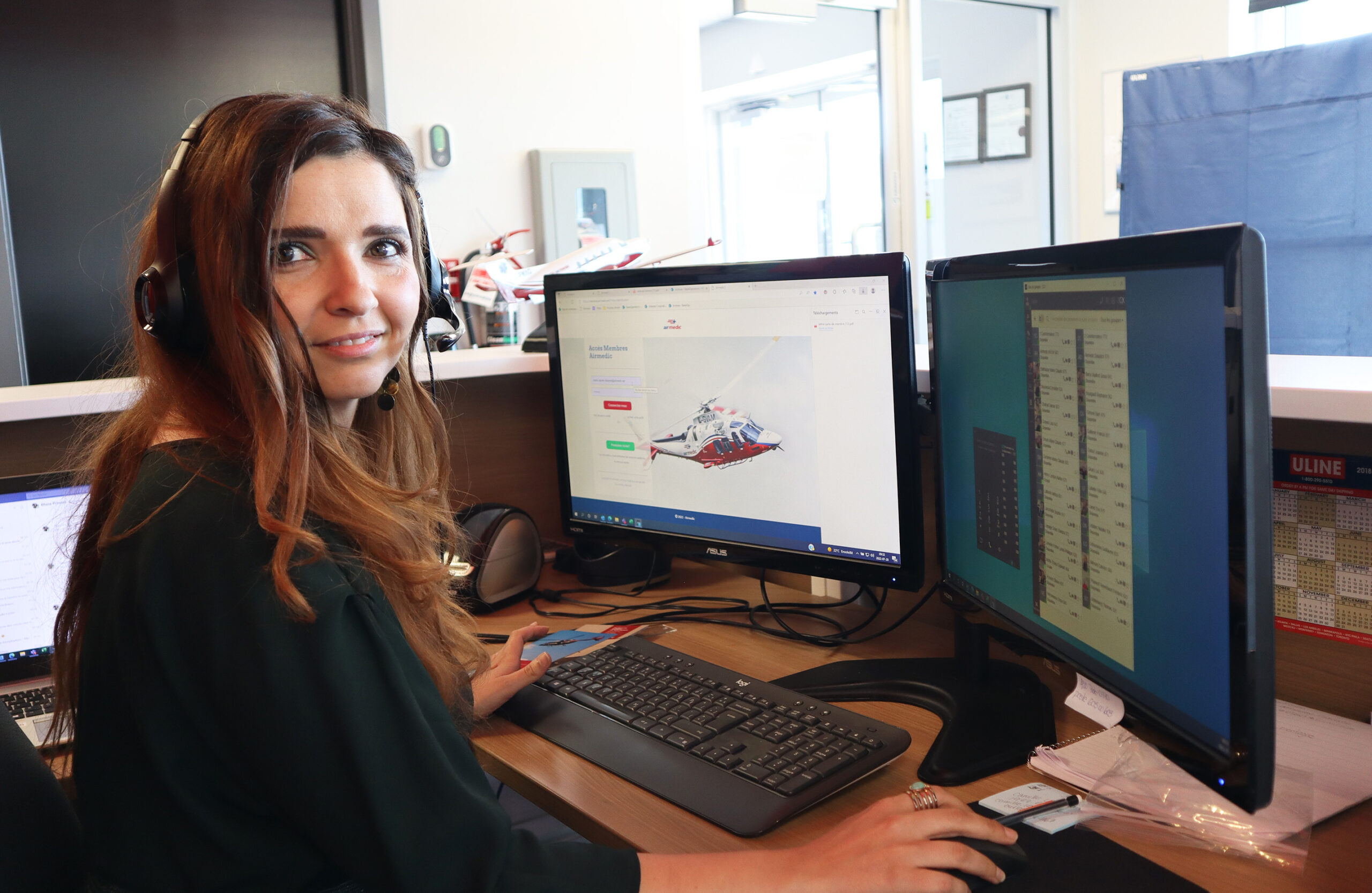 Sanae Chahad, service à la clientèle Airmedic.