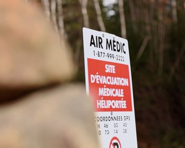 Airmedic transport héliporté quebec