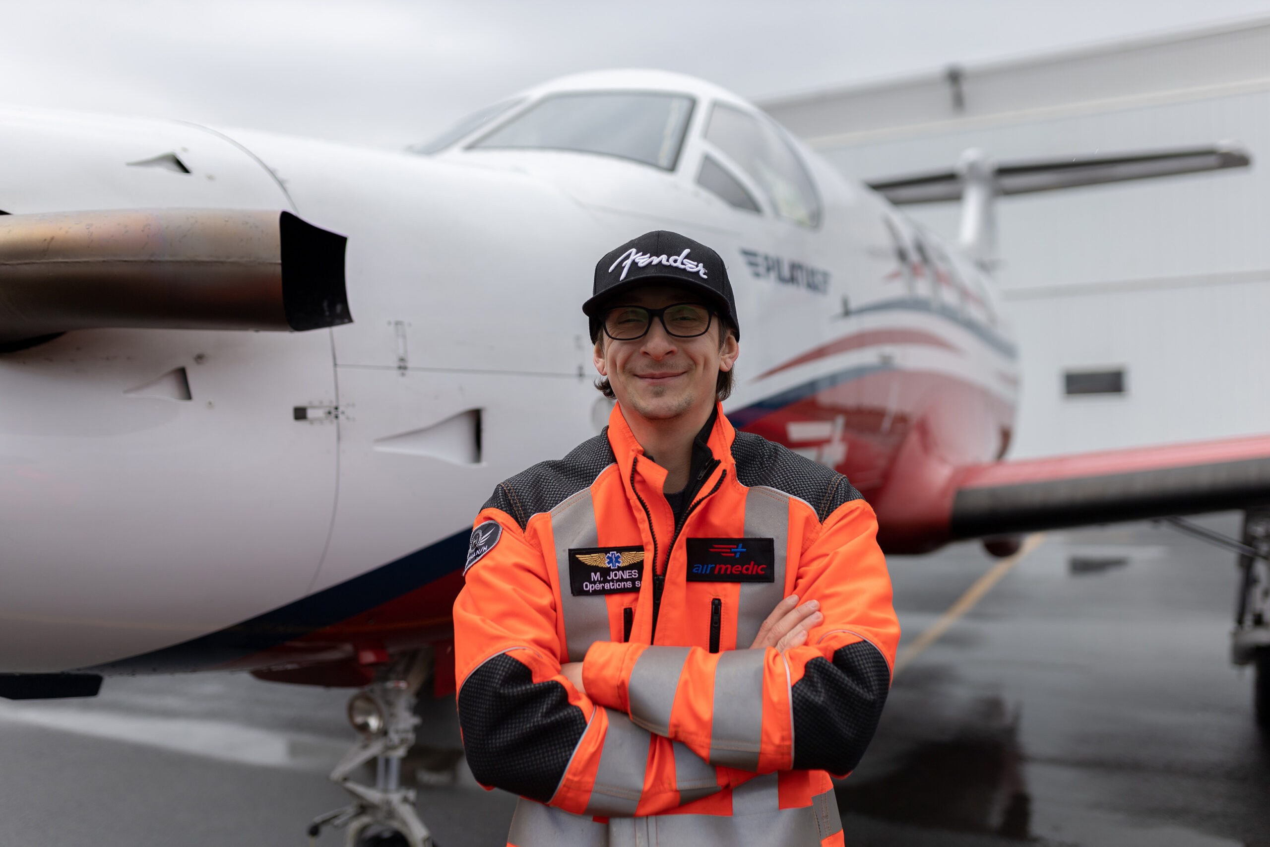Maxime Jones agent opérations au sol Airmedic