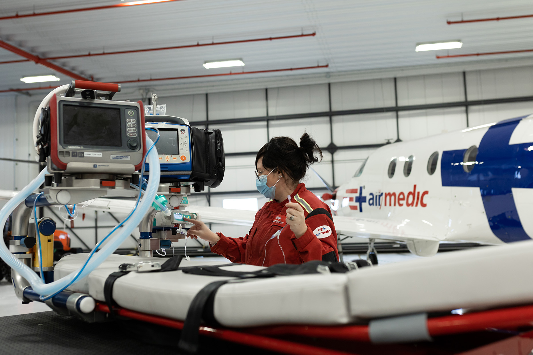 Tanya Thibeault Airmedic inhalothérapeute de vol