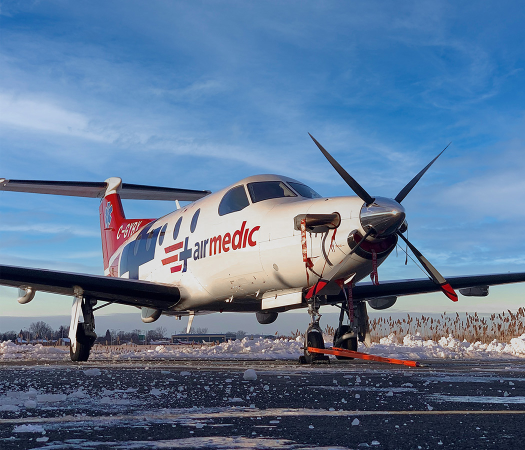 Airmedic transport médical aérien au québec transport interhospitalier medevac nunavik nord du québec