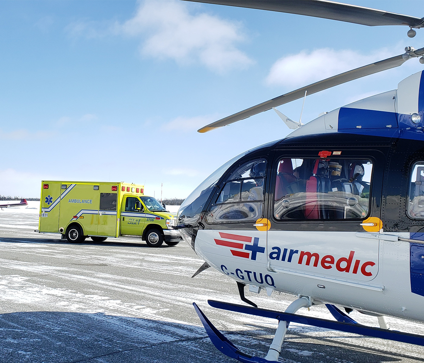 Airmedic transport médical aérien au québec transport interhospitalier medevac nunavik nord du québec
