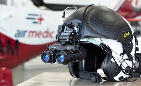 lunette de vision nocturne Airmedic transport héliporté