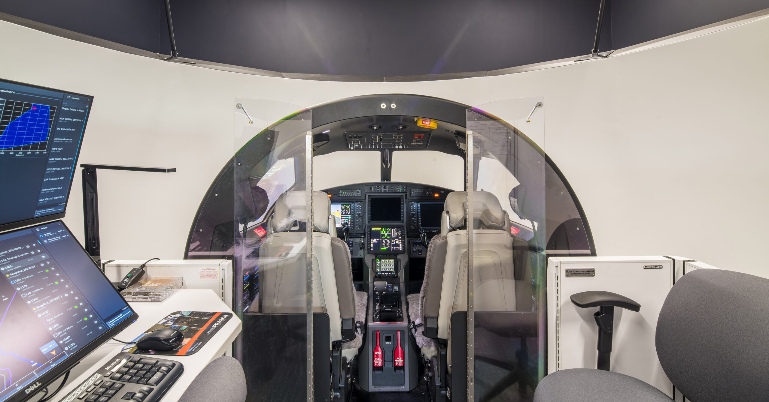 simulateur de vol pilatus pc 12
